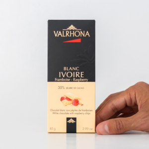 Valrhona - Λευκή Σοκολάτα με Framboise