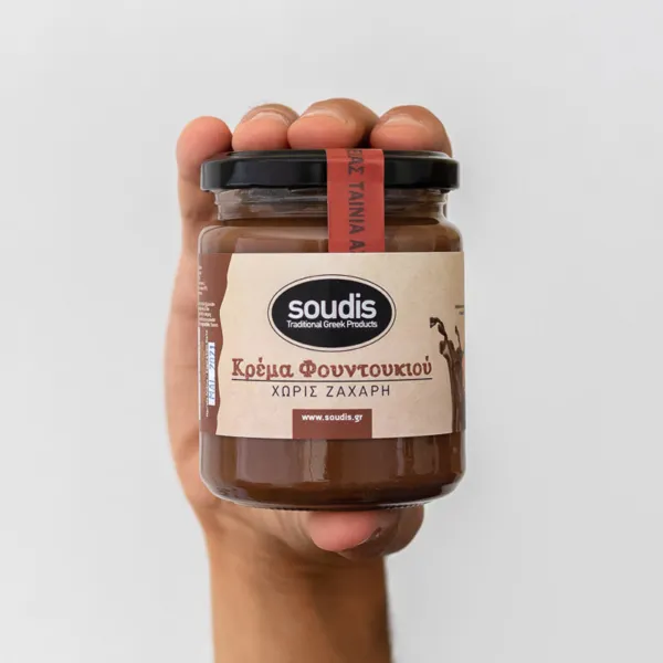 Soudis - Κρέμα Φουντουκιού χωρίς Ζάχαρη