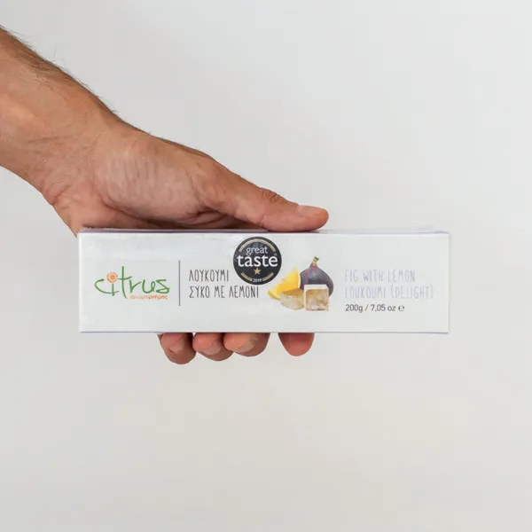 Citrus - Παραδοσιακό Λουκούμι Σύκο με Λεμόνι