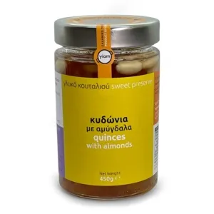 Yiam - Γλυκό Κουταλιού από Κυδώνια με Αμύγδαλα
