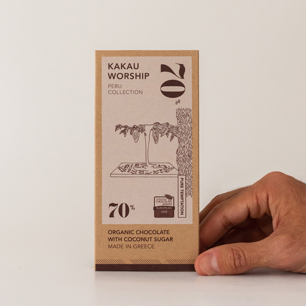 Kakau - Οργανική Σοκολάτα Pure Temptation, Περού