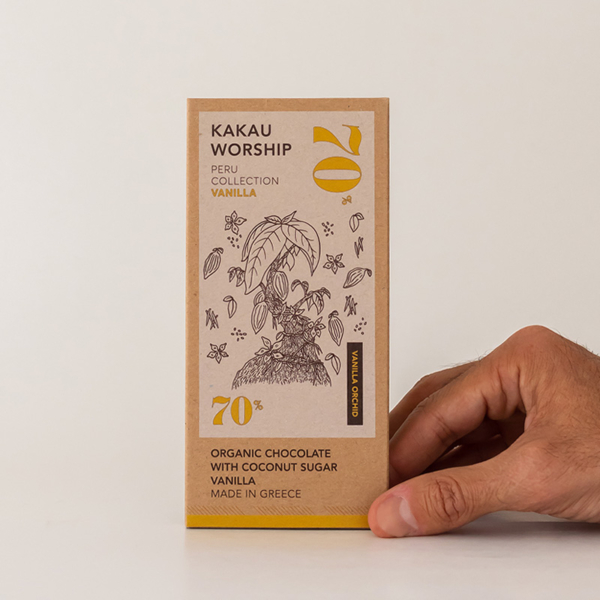 Kakau - Οργανική Σοκολάτα Vanilla Orchid