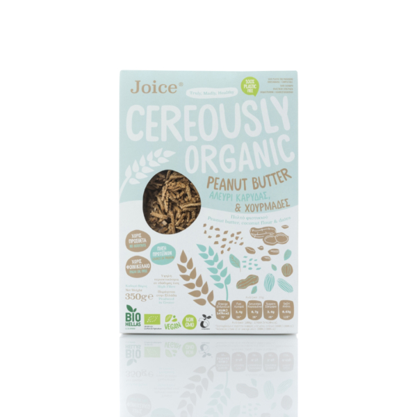 Joice - Βιολογικά Δημητριακά με Φυστικοβούτυρο