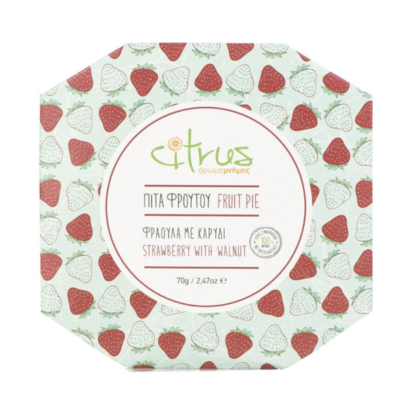 Citrus - Παραδοσιακή Πίτα με Φράουλα και Καρύδι