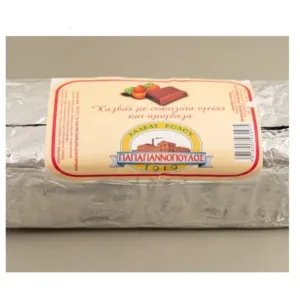 Χαλβάς Βόλου Παπαγιαννόπουλος - με Σοκολάτα Υγείας & Αμύγδαλα, 500g