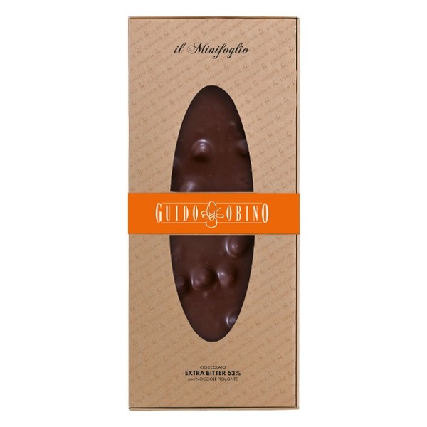Guido Gobino - Dark Chocolate Mini Foglio with Hazelnuts