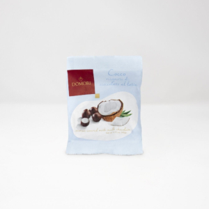 Domori - Κομμάτια Καρύδας με επικάλυψη Σοκολάτας Γάλακτος