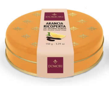Domori - Πορτοκάλια καλυμμένα με Μαύρη Σοκολάτα