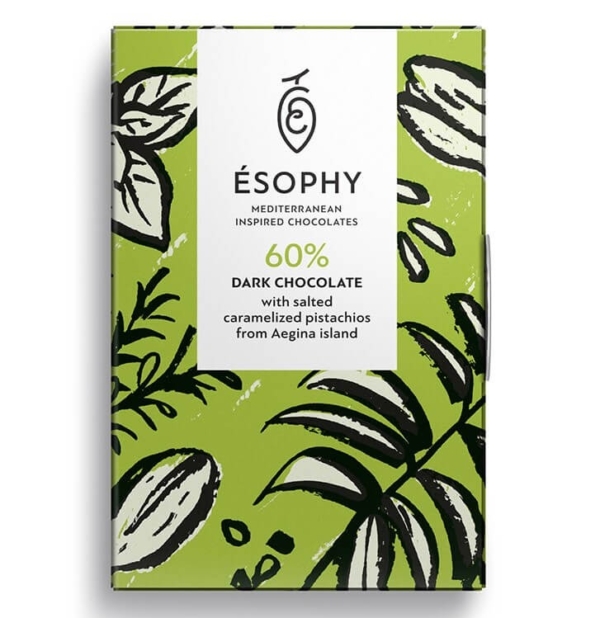 Ésophy – Σοκολάτα με Φιστίκια Αιγίνης