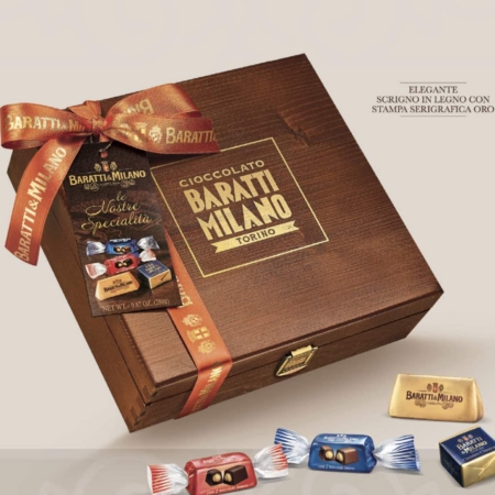 Baratti & Milano - Assorted Pralines in Wooden Box, 280g