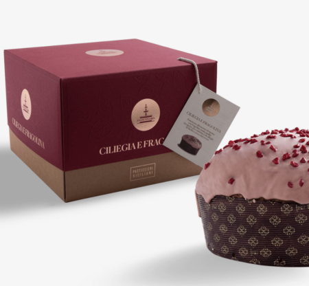 Fiasconaro - Panettone Ciliegia e Fragolina, 1kg