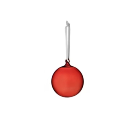 Iittala - Γυάλινη Χριστουγεννιάτικη Μπάλα Κόκκινη