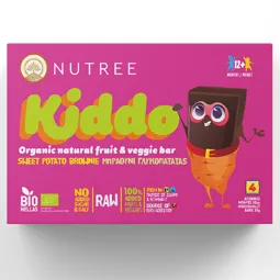 Nutree - Kiddo Βιολογική Μπάρα Brownie Γλυκοπατάτας