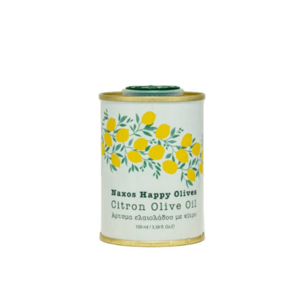 Naxos Happy Olives - Εξαιρετικό Παρθένο Ελαιόλαδο με Κίτρο, 100ml