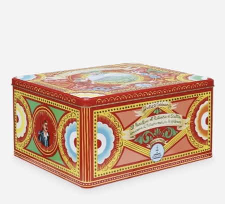 Dolce & Gabbana - Panettone με Κρέμα Pistachios Σικελίας σε Κόκκινο Κουτί, 1kg