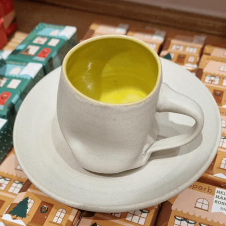 Κεραμική Κούπα Espresso - Κίτρινη