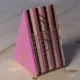 La Molina Ottavio - A slice of a big cake of dark, white and raspberry gianduja