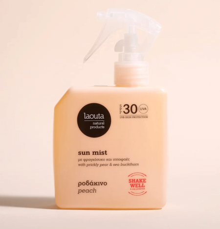 Laouta - Ροδάκινο Sun Mist SPF 30
