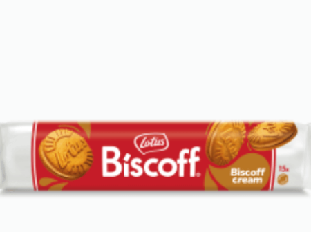 Lotus Biscoff - Μπισκότα Sandwich Cream, 150g