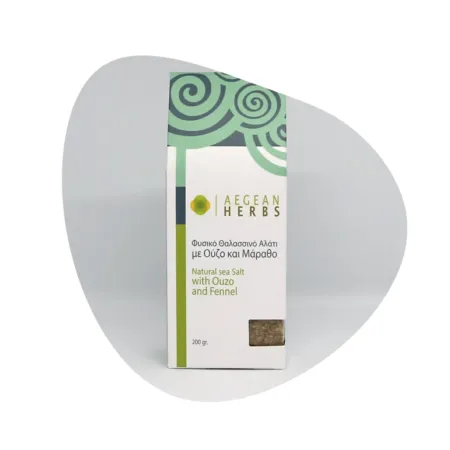Aegean Herbs - Φυσικό Θαλασσινό Αλάτι με Ούζο & Μάραθο