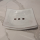 Lavetzaki - Ceramic Soap Case White Square