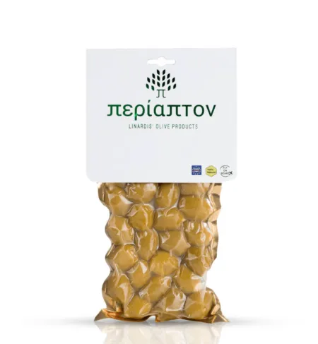 Περίαπτον - Πράσινες Ελιές Γεμιστές με Αμύγδαλο