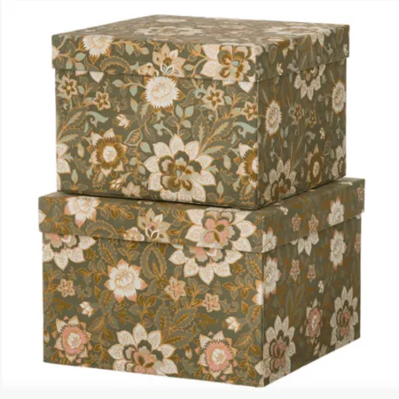 Two Boxes Cubic Sita Olive