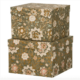 Two Boxes Cubic Sita Olive