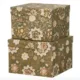 Two Boxes Cubic Sita Olive