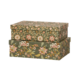 Two Oblong Divya Olive Boxes
