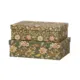 Two Oblong Divya Olive Boxes