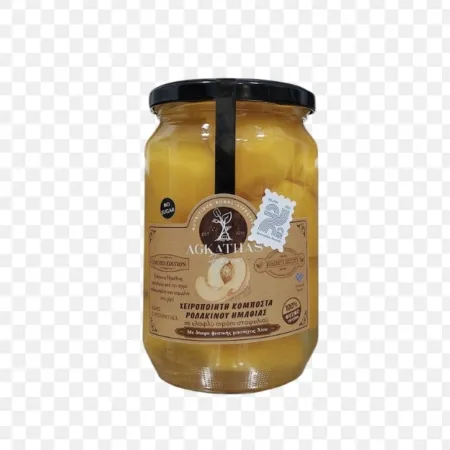 Agkathas Farm - Χειροποίητη Κομπόστα Ροδάκινου με Μαστίχα Χίου