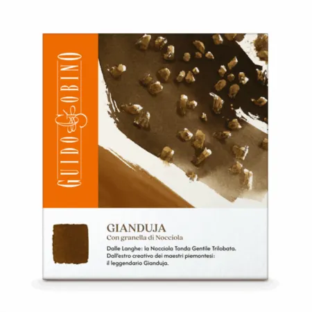 Guido Gobino - Gianduja Bar με κομμάτια Φουντουκιού