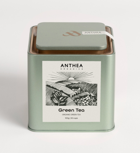 Anthea Organics - Βιολογικό Green Tea Tin