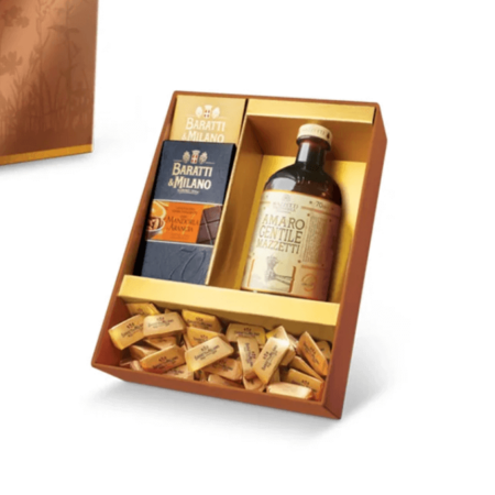 Baratti & Milano - Chocolates & Amaro Mazzetti in Gift Box