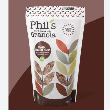 Phil's - Dark Choco Chip Granola, 500g